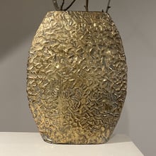Gold Noor Steel Vase